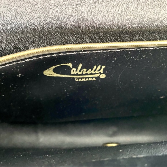 80’s Cabrelli Patent Leather Clutch - Black - Picture 5 of 8